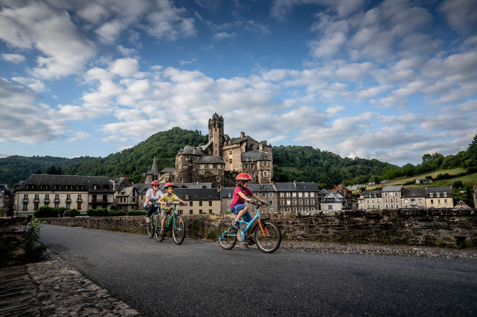 Vélo en famille dans la vallée du Lot